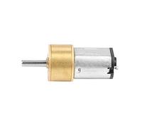 FTVOGUE Motor de Caja de Engranajes de Metal Micro N20 DC 6V 14mm 60-600 RPM bajo Ruido Alto par a Prueba de Polvo con Bobina de Cobre para Coche Robot (ШВ 60RPM)