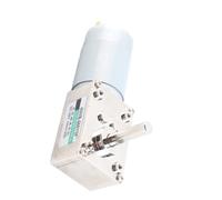 FTVOGUE Motor de CC de Engranaje Helicoidal de Cobre Mini Motor de Alto par de 2 Vías 24 V 300 RPM CW CCW Velocidad Ajustable para Ventilador Eléctrico Usuarios de Unidad de Caja de Cambios (300