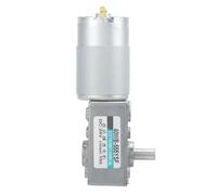 FTVOGUE Motor de CC de Engranaje Helicoidal de Cobre Mini Motor de Alto par de 2 Vías 24 V 300 RPM CW CCW Velocidad Ajustable para Ventilador Eléctrico Usuarios de Unidad de Caja de Cambios (150