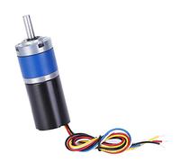 FTVOGUE Motor de CC sin Escobillas, Motor Eléctrico de 24 V de bajo Ruido y Alta Torsión con Engranaje de Metal de 36 Mm con Rotación CW CCW, para Aplicaciones Industriales (60RPM)