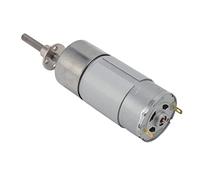 FTVOGUE Motor de Engranaje Helicoidal Autoblocante DC24V con Brida (200RPM)