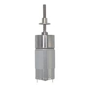 FTVOGUE Motor de Engranaje Helicoidal Autoblocante DC24V con Brida (600RPM)