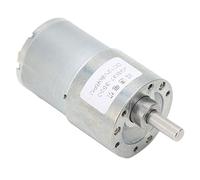 FTVOGUE Motor de Engranaje Helicoidal, Motor de Eje Reductor Autoblocante de Cobre DC12V 80RPM con Eje de Salida Ultracorto, Accionamiento de Alto par para Abridor de Puertas, Abridor de Ventanas,