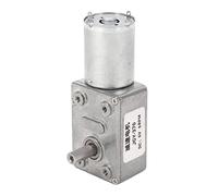 FTVOGUE Motor de Engranaje Helicoidal, Motor Reductor de Turbina de 6 V CC, Eje único, 12 Mm, Autoblocante, Reversible, 10 RPM con Base Fija para Equipos de Automatización de Bricolaje y Pequeños