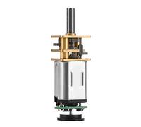 FTVOGUE Motor de Engranajes DC6V 2W GBMQ-GM12BY20 con Codificador Hall de Disco Codificado Magnético, par Grande, Baja Velocidad y bajo Ruido, para Automóviles, Robots, Cerraduras (6V 50RPM)