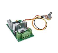 FTVOGUE Motor de Imán Permanente CC 24 V 8000 RPM Mini Motor de Engranaje Eléctrico con Controlador de Velocidad y Interruptor CW CCW Alta Torsión Bajo Ruido para Usuarios de Controladores de