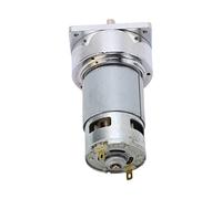 FTVOGUE Motor de Reducción de CC Motor de Engranaje Helicoidal de Latón de Aleación de Aluminio DC24V 3.8A 200RPM de Reducción de Velocidad CW CCW de Alta Torsión Autoblocante para Equipos de (600RPM)