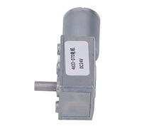 FTVOGUE Motor de Reducción de Velocidad, DC24V DC Motorreductor Aleación de Aluminio Latón Engranaje Helicoidal Autobloqueo CW CCW Rotación 40RPM para Equipos de Automatización Válvula de Compuerta