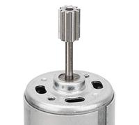 FTVOGUE Motor RS550, Micromotor de Alta Velocidad para Coche de Juguete Eléctrico, Potencia de 6 V con 2 Cabezales de Dientes, Ideal para Vehículos para Niños (6V550-18000rpm)