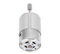 FTVOGUE Motor RS550, Micromotor de Alta Velocidad para Coche de Juguete Eléctrico, Potencia de 6 V con 2 Cabezales de Dientes, Ideal para Vehículos para Niños (6V550-8000rpm)