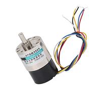 FTVOGUE Motor sin Escobillas DC24V Motor con Engranaje de Cobre 200 RPM CW CCW Velocidad Ajustable 10 W con Soporte Reductor de Baja Velocidad para Equipos de Grabado de Máquinas CNC (300 rpm/min)