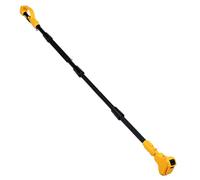 FTVOGUE Motosierra Inalámbrica Mini con Pértiga Extensible 4 Secciones Ajustable 1-2m Cabezal Giratorio 180° con Bloqueo de Seguridad y Empuñadura Antideslizante for Batería