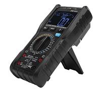 FTVOGUE Multímetro Digital, Multímetro Portátil ABS con NCV, 999,9 V 10 A True RMS Pantalla LCD Retención de Datos Apagado Automático para Mantenimiento Eléctrico Técnicos de Reparación del Hogar