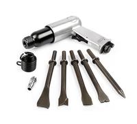 FTVOGUE Pala Neumática, Removedor de óxido de Mano de Metal con Cuchillo Raspador, Martillo Neumático de 3500 Rpm para Limpieza y Soldadura de (#2)