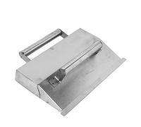 FTVOGUE Paleta de Enlucido de Acero Inoxidable, Herramienta Manual de Alta Dureza para Esparcir Mortero de Cemento Suave, Ideal para Enlucido de Paredes y Acabado de Pisos