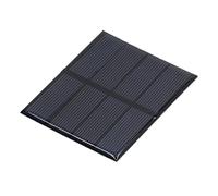FTVOGUE Panel Solar, Cargador de Panel Solar de Polisilicio de 0,6 W para Manualidades Solares, Lámparas de Césped y Sistemas Portátiles