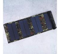 FTVOGUE Panel Solar Cargador Solar Plegable 10W 5.5V Silicio Monocristalino Salida USB Panel Fotovoltaico Portátil para Acampar Senderismo Respaldo de Emergencia para Teléfono Banco de Energía