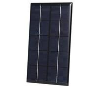 FTVOGUE Panel Solar Cargador Solar USB de Polisilicio 2W 5V 88 X 142 Mm Tablero de Carga con Salida de 0 a 380 MA para Teléfono MP3 GPS Cámara Digital Uso de Emergencia Al Aire Libre