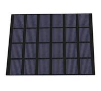 FTVOGUE Panel Solar de 1,5 W, Mini Cargador Solar de Polisilicio con Construcción de Resina para Juguetes Solares y Pequeñas Aplicaciones de Iluminación