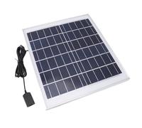 FTVOGUE Panel Solar de 20 W, Cargador de Silicio Monocristalino, Alta Eficiencia para Acampar y Viajar Al Aire Libre