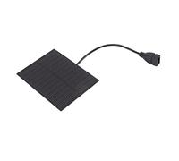 FTVOGUE Panel Solar de 5 W, Cargador Solar para Exteriores de Silicio Monocristalino con Enchufe USB de 5 V para Teléfonos Móviles y Dispositivos Verticales