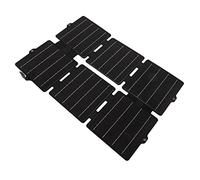 FTVOGUE Panel Solar de Bricolaje, Panel Solar Portátil Monocristalino de 30 W, Plegable IPX6 a Prueba de Agua con Doble Salida USB y CC para Luces Solares de Pared, Manualidades, Uso Doméstico Al