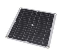 FTVOGUE Panel Solar Panel de Cargador de Batería Solar Monocristalino 12W 18V con Salida CC USB Tipo C Alta Eficiencia para Automóvil Avión Uso en Exteriores