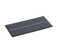 FTVOGUE Panel Solar, Placa de Carga Solar de Silicio Policristalino Módulo de 2,5 W 9 V para Baterías Recargables y Dispositivos de bajo Consumo