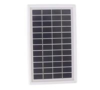 FTVOGUE Panel Solar Portátil, Cargador de Células Solares de Polisilicio con Salida de 3W para Teléfonos, Vehículos Recreativos, Uso en Exteriores