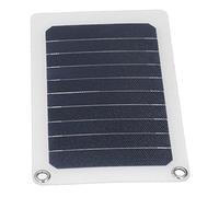 FTVOGUE Panel Solar Portátil, Cargador Solar de Silicio Monocristalino, Salida de 6 W 1700 MA para Teléfonos Móviles y Actividades Al Aire Libre