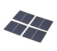 FTVOGUE Panel Solar, Silicio Policristalino, Módulo de Carga de 0,65 W 2 V para Iluminación de Jardín y Manualidades Al Aire Libre