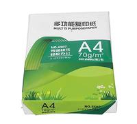 FTVOGUE Papel de Copia A4 500 Hojas 20 Lb 92 Papel Multiusos Brillante para Impresora Copia Impresión Borrador Dibujo Oficina Hogar Escuela con Pulpa de Madera Recubrimiento Suave