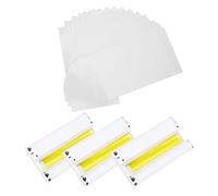 FTVOGUE Papel Fotográfico Papel Fotográfico Brillante 4x6 108 Hojas con 3 Cintas Laminación de Secado Rápido para Impresión por Sublimación para Usuarios de CP1300 CP1200 CP910 CP900 CP810 CP800