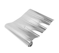 FTVOGUE Papel Tapiz Auto Adhesivo de Cocina PVC, Pegatina de Aluminio a Prueba de Aceite, Revestimiento de Estantes para Cocina, Protector contra Salpicaduras (30 cm*2m)