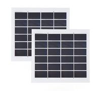 FTVOGUE Paquete de 2 Miniplacas de Células Solares Portátiles de 2W y 6V