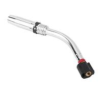 FTVOGUE Para Binzel 36KD Cuello de Cisne Latón Antorcha de Soldadura MIG Consumibles Rosca Estándar Interfaz de 9 Mm Acabado de Acero Inoxidable Para Uso en Taller de Reparación de Soldadura MB 36KD