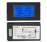 FTVOGUE PeaceFair PZEM-051 DC 6.5-100V Medidor de Corriente de Voltaje de Energía Eléctrica Digital con Función de Memoria para Conveniencia (50A derivación)