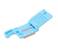 FTVOGUE Pelacables de Fibra Óptica, Herramienta Industrial de Acero, Pelacables de 5 Hilos para Cables de Fibra de 1,9 a 3 Mm, Ideal para Profesionales y Técnicos