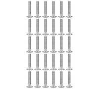 FTVOGUE Pernos de Carro A2 70 Pernos Abovedados Redondos con Cuello Cuadrado de Acero Inoxidable M10 DIN 603 Paquete de 30 para Maquinaria Industrial Construcción Bricolaje Profesionales