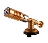 FTVOGUE Pistola Rociadora de Tanque de Gas Butano, Pistola de Llama de Latón Portátil con Potencia de Calentamiento de 1300F para Soldadura y Barbacoa