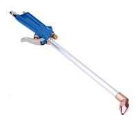 FTVOGUE Pistola Sopladora Neumática de Acero Inoxidable, Herramienta de Limpieza de 400 Mm de Largo con Boquilla Doblada, Entrada de Aire de 1,4 Pulgadas para Maquinaria de Taller, Eliminación