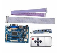 FTVOGUE Placa Controladora LCD AV, Placa Controladora, Estable AT070TN92 AT070TN90 AT070TN94 para Adaptador de Corriente + VGA + Pantalla LCD AV