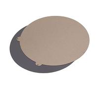 FTVOGUE Placa de Cama de Impresión 3D Placa de Construcción PEI de Doble Cara Plataforma Flexible Redonda de Acero con Resorte de 309 Mm con Base Magnética para Impresión V400 y Extracción de Piezas