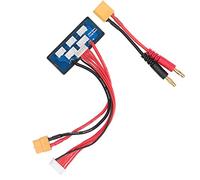 FTVOGUE Placa de Carga Paralela, Material ABS PCB, Adaptador de Cargador de Equilibrio Eficiente para Modelos de Baterías de Litio 2S 3S