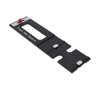 FTVOGUE Placa de Posicionamiento en ángulo Recto de Aleación de Aluminio Cuadrada para Carpintería, Proyectos de Bricolaje, Guía de Corte de Precisión de 90 Grados con Varilla Estabilizadora de