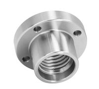 FTVOGUE Placa Frontal de Torno de 2 Pulgadas Placa Frontal de Acero de Aleación para Husillo de 1 Pulgada X 8TPI Accesorios de Torno de Madera con Cuatro Orificios para Tornillos Longitud Extendida