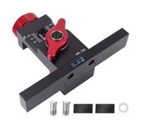 FTVOGUE Plantilla de Montaje para Puerta de Gabinete, Posicionador de Ayuda de Longitud Ajustable de Aleación de Aluminio con Almohadillas Antideslizantes de Nivel de Burbuja para Instalación de