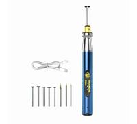 FTVOGUE Pluma de Molienda Eléctrica, Herramienta Portátil de Velocidad Mini Ajustable con Batería de Alta Capacidad para Pulido de Chips y Tareas de Placa Base
