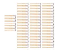 FTVOGUE Pogo Pin Sonda con Resorte de Prueba Material de Latón 4 Garras Tipo de Cabeza de Ciruela Diámetro del Tubo de 2,36 Mm Longitud de 34 Mm para Pruebas de PCB Escritura de Datos con un Fuerte