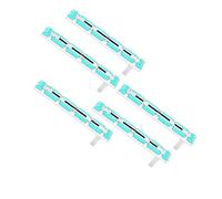 FTVOGUE Potenciómetro Deslizante B10K Fader de Mezclador Recto de Canal Doble para Ajuste de Volumen, Adecuado para Varios Controles, Paquete de 5